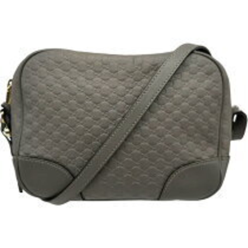 Gucci Camera Shoulder Bag Gray Guccissima